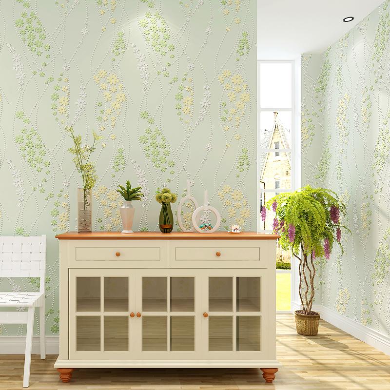 Environmental Korean Style Pastoral Non-woven Wallpaper Small Fresh Green Bedroom Living Room Lines Wedding House Warm Romantic, Green bv911401
Environmental Korean Style Pastoral Non-woven Wallpaper Small Fresh Green Bedroom Living Room Lines Wedding House Warm Romantic, Green bv911401