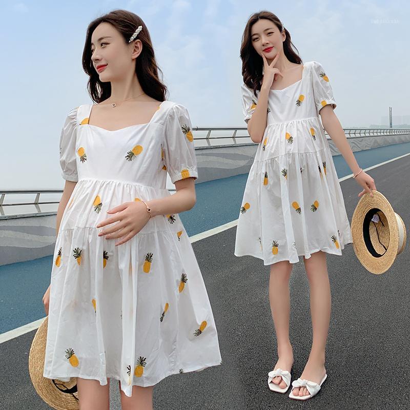 8196# Maternity Clothes Summer Cotton Short Sleeve Loose Stylish Floral Dress for Pregnant Women Mom Dress1, White
8196# Maternity Clothes Summer Cotton Short Sleeve Loose Stylish Floral Dress for Pregnant Women Mom Dress1, White