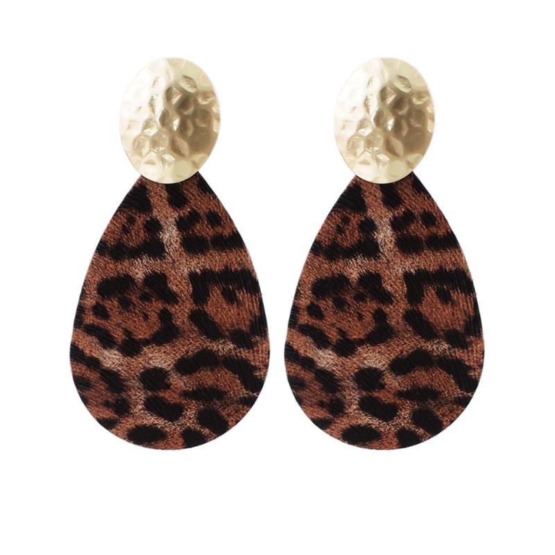 Leather Leopard Oval Dangle Earrings For Women Fashion Jewelry Statement Earrings Jewelrys Accessories UKEN
Leather Leopard Oval Dangle Earrings For Women Fashion Jewelry Statement Earrings Jewelrys Accessories UKEN