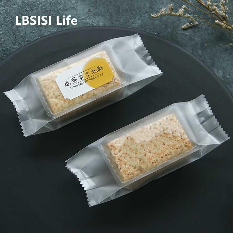 Cadeau Cadeau Lbsisi Life 100pcs Sacs en plastique Nougat Clear Boîte Boite d'ananas Gâteau Candy Energie Forfait bas1