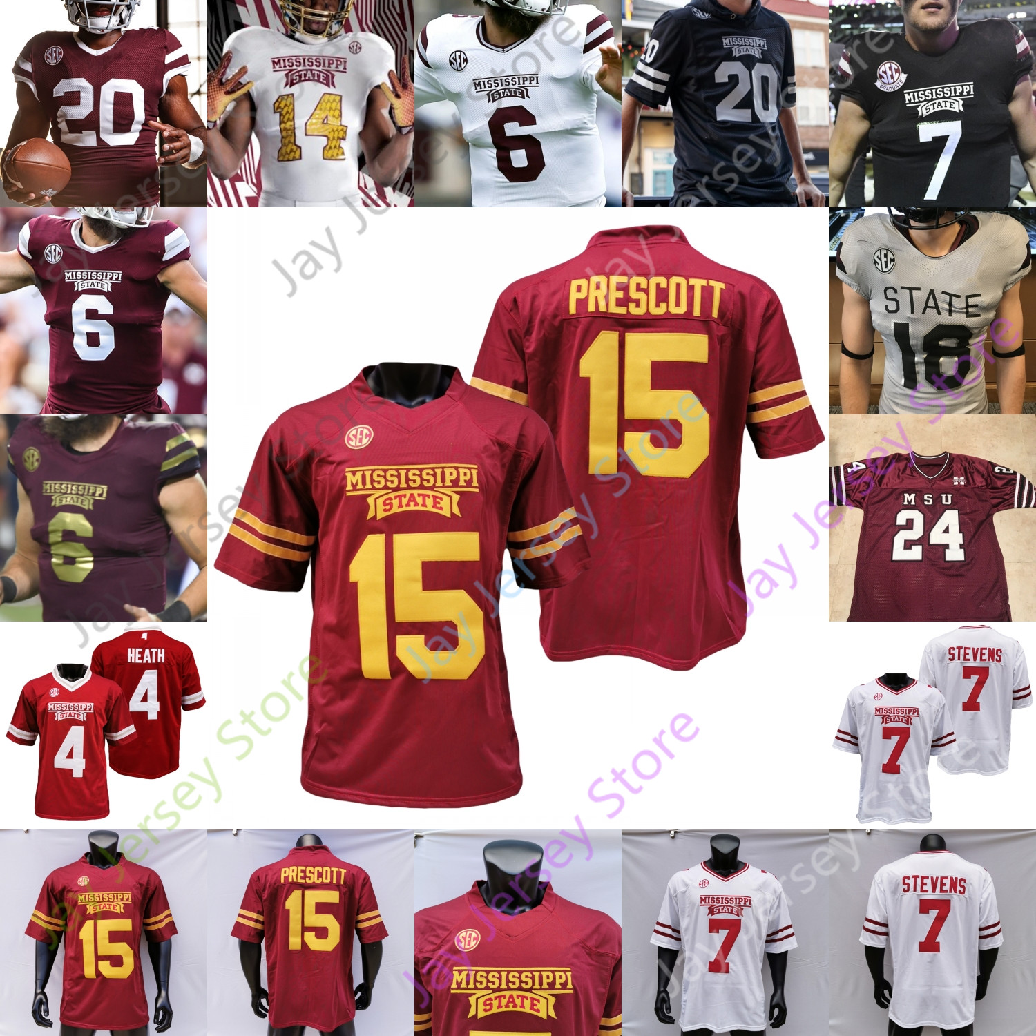 Mississippi State Bulldogs MSU Football Jersey NCAA College Garrett Shrader Stevens Deddrick Thomas Stephen Guidry Rivers Pickering, Grey
Mississippi State Bulldogs MSU Football Jersey NCAA College Garrett Shrader Stevens Deddrick Thomas Stephen Guidry Rivers Pickering, Grey