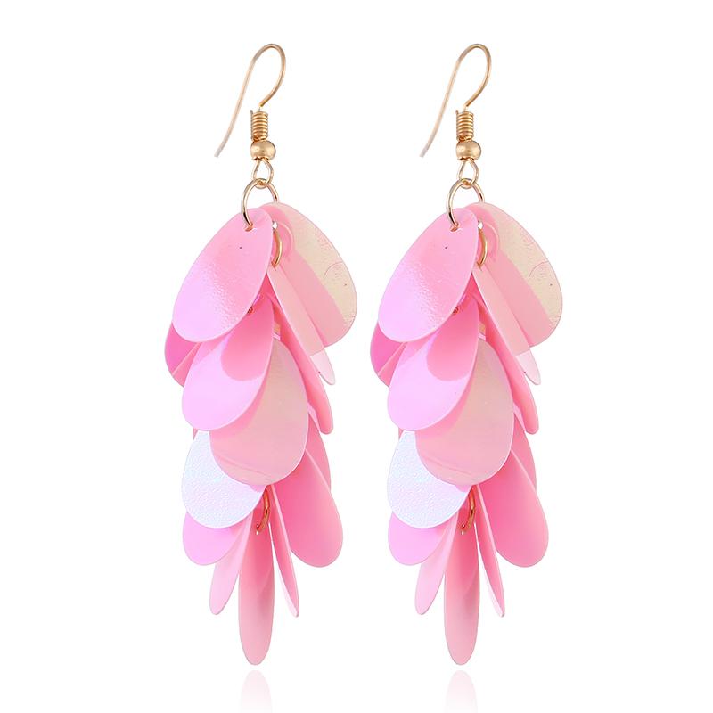 New Hot Sequins Tassel Dangle Earrings Long Korean Earrings For Women Fashion Jewelry Gift Accessories Orecchini AE262
New Hot Sequins Tassel Dangle Earrings Long Korean Earrings For Women Fashion Jewelry Gift Accessories Orecchini AE262