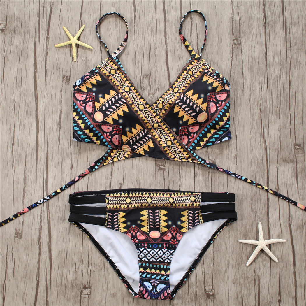 Sexy Bandage Aztec Biquini String Strappy Swim Wear Bathing Suit Swimsuit Beachwear Swimwear Women Brazilian Bikini Y200319, As picture
Sexy Bandage Aztec Biquini String Strappy Swim Wear Bathing Suit Swimsuit Beachwear Swimwear Women Brazilian Bikini Y200319, As picture