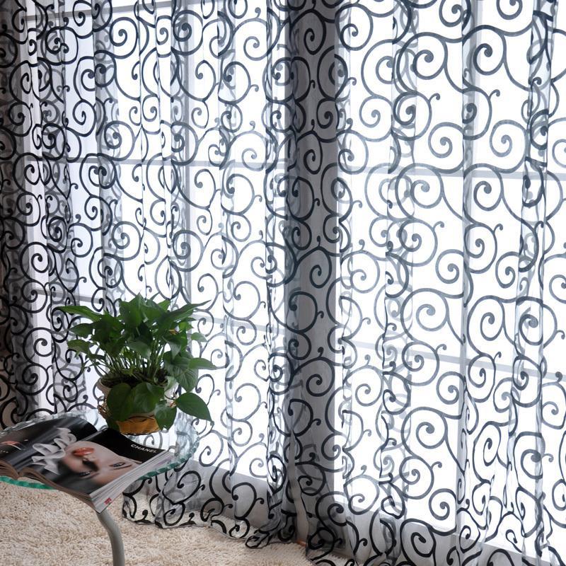 2020 Curtain Fashion Floral Tulle Voile Door Window Curtains Drape Panel Sheer Scarf Valances, White
2020 Curtain Fashion Floral Tulle Voile Door Window Curtains Drape Panel Sheer Scarf Valances, White