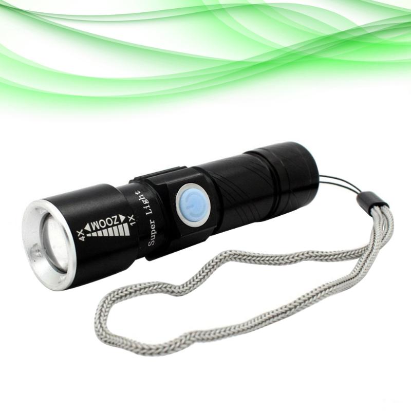 USB Mini Charging Front Light Super Bright Waterproof Headlight for Bike (Black