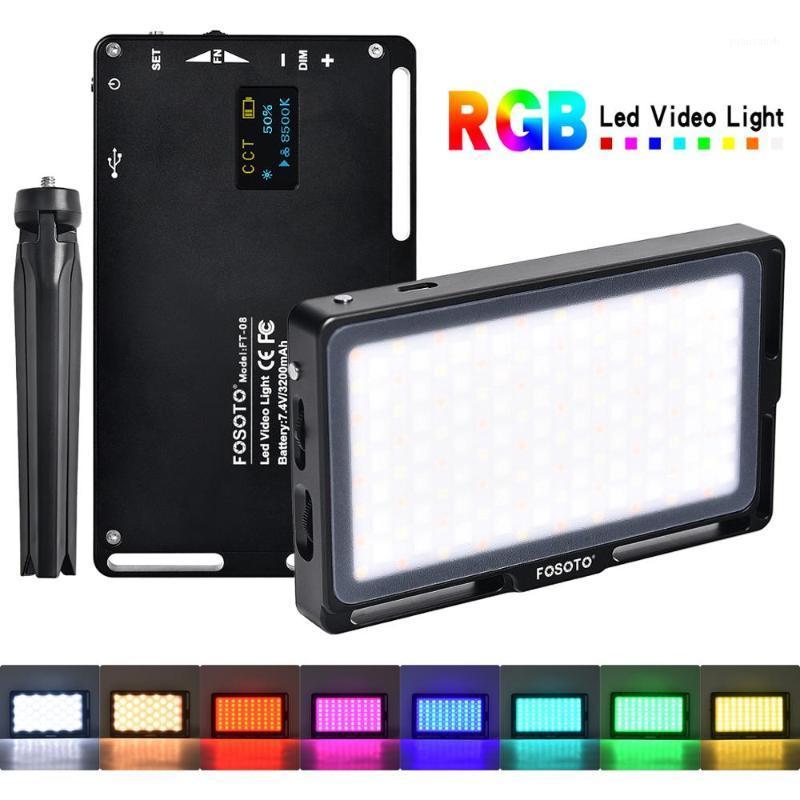 FOSOTO RGB Led Video Light Mini Photography Light 2500K-8500K Dimmable Full Color Studio Lighting Fill With OLED Screen1
FOSOTO RGB Led Video Light Mini Photography Light 2500K-8500K Dimmable Full Color Studio Lighting Fill With OLED Screen1