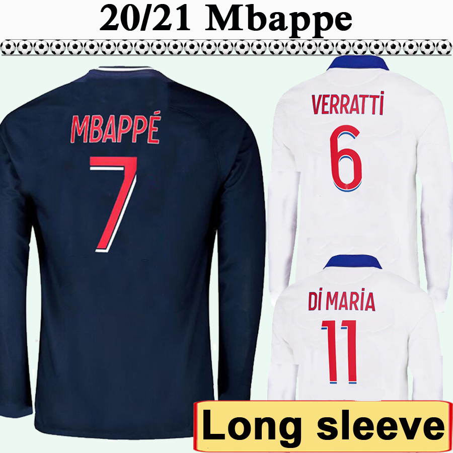 20 21 Long Sleeve MBAPPE VERRATTI DI MARIA Soccer Jerseys ICARDI Home Away Mens Football Shirts KIMPEMBE DRAXLER Maillots de Foot Uniforms, Cx634 2021 home no patch
20 21 Long Sleeve MBAPPE VERRATTI DI MARIA Soccer Jerseys ICARDI Home Away Mens Football Shirts KIMPEMBE DRAXLER Maillots de Foot Uniforms, Cx634 2021 home no patch