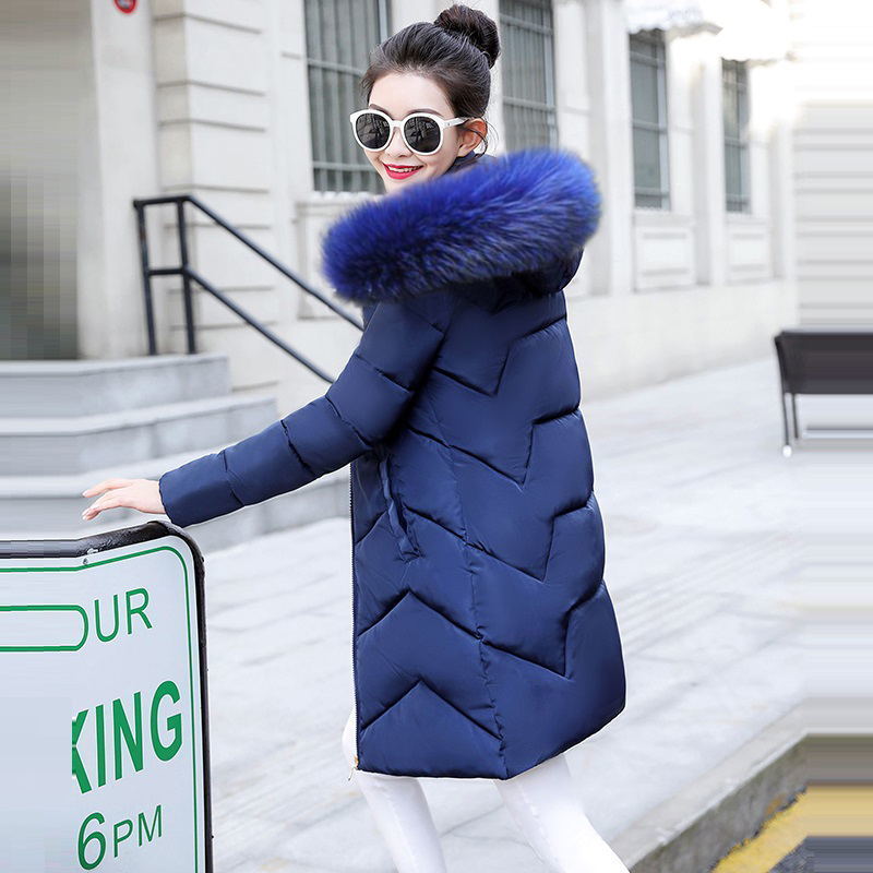 Big Fur down Parka cotton Women thick Snow Wear Winter Coat Lady Clothing Female jacket Parkas 201125