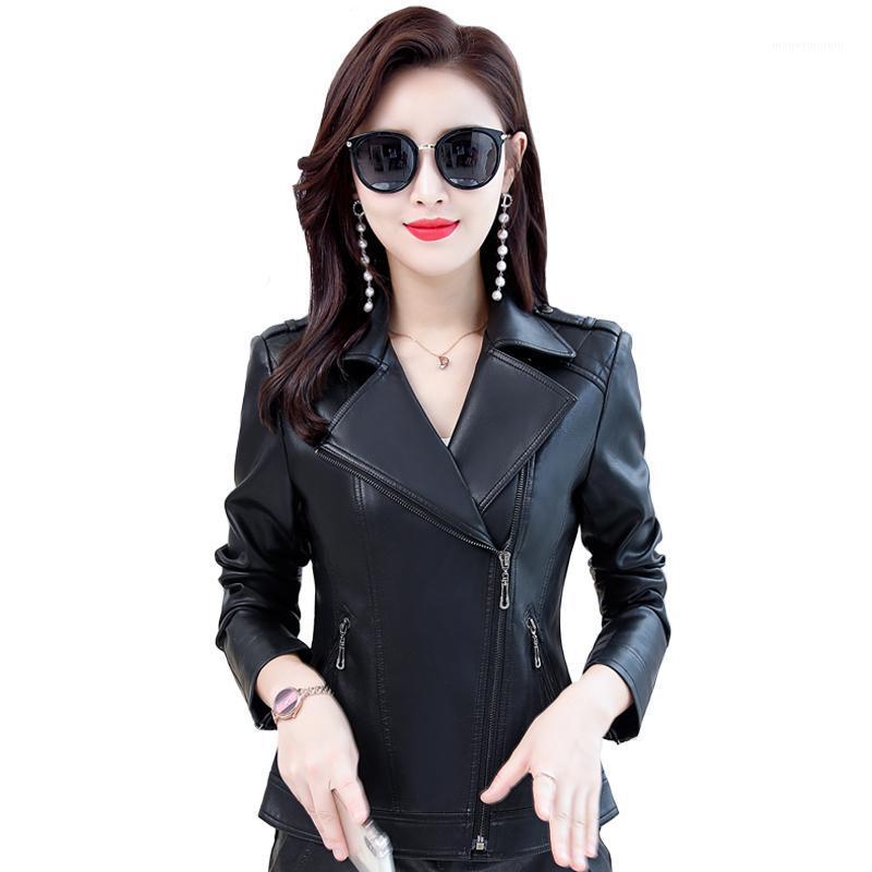 2020 Autumn Winter Faux Leather Jacket Women Short Motorcycle Jacket Women Zipper Leather Coat Streetwear Black Jackets1
2020 Autumn Winter Faux Leather Jacket Women Short Motorcycle Jacket Women Zipper Leather Coat Streetwear Black Jackets1