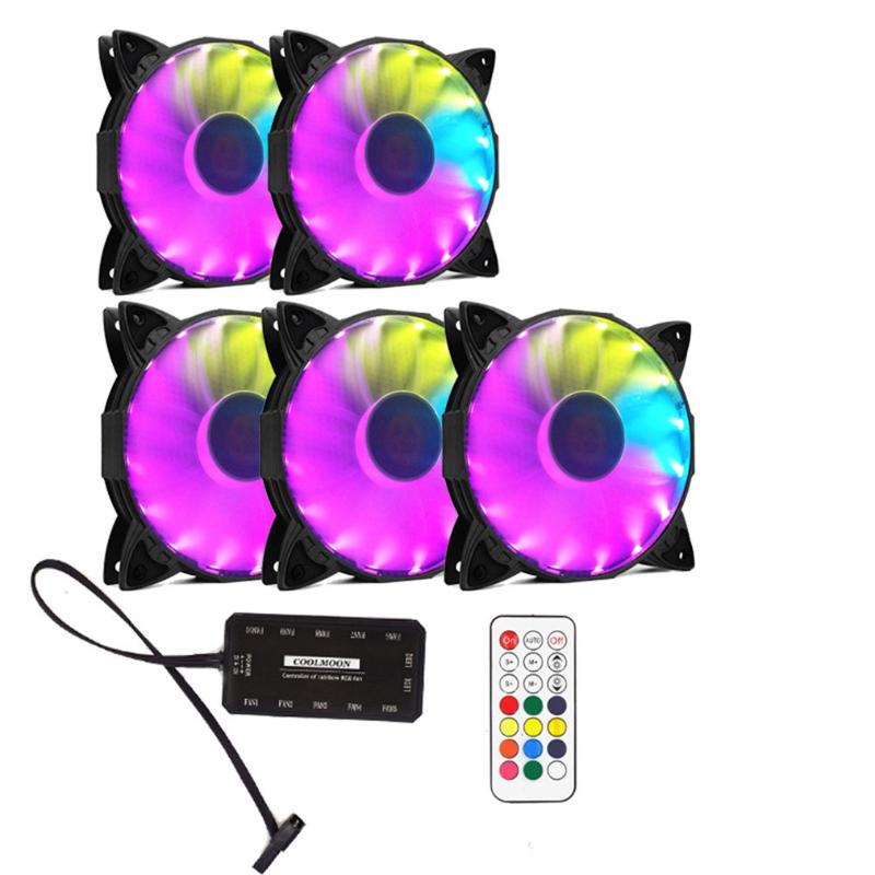 Case Cooling Fan 12CM Round Shape Desktop Chassis Water Cooling Fan Computer Cooler RGB RGB Controller Colorful PC
Case Cooling Fan 12CM Round Shape Desktop Chassis Water Cooling Fan Computer Cooler RGB RGB Controller Colorful PC