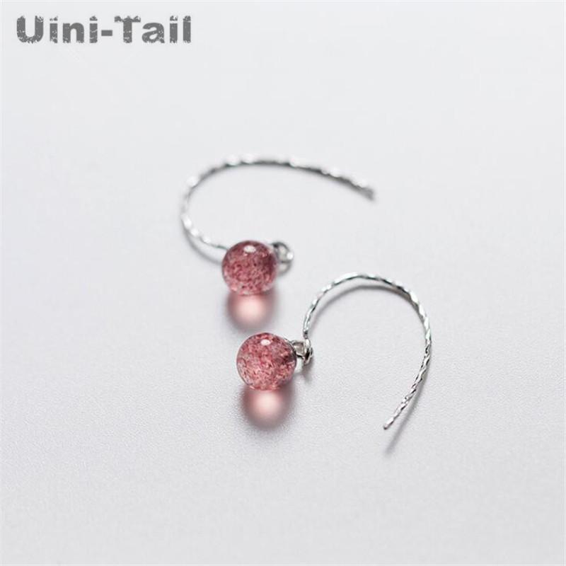 Uini-Tail hot new 925 sterling silver strawberry crystal earrings Korea simple wild crystal earrings hypoallergenic ear jewelry
Uini-Tail hot new 925 sterling silver strawberry crystal earrings Korea simple wild crystal earrings hypoallergenic ear jewelry