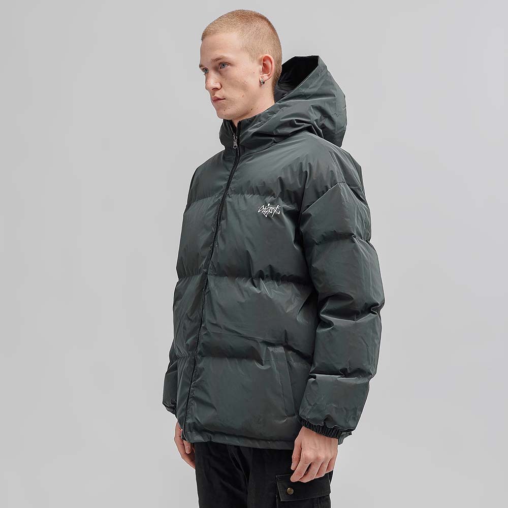 PYJTRL Reflective Padded Jacket For Men's Fashion reversible Harajuku Trend Thickened Jacket 201218