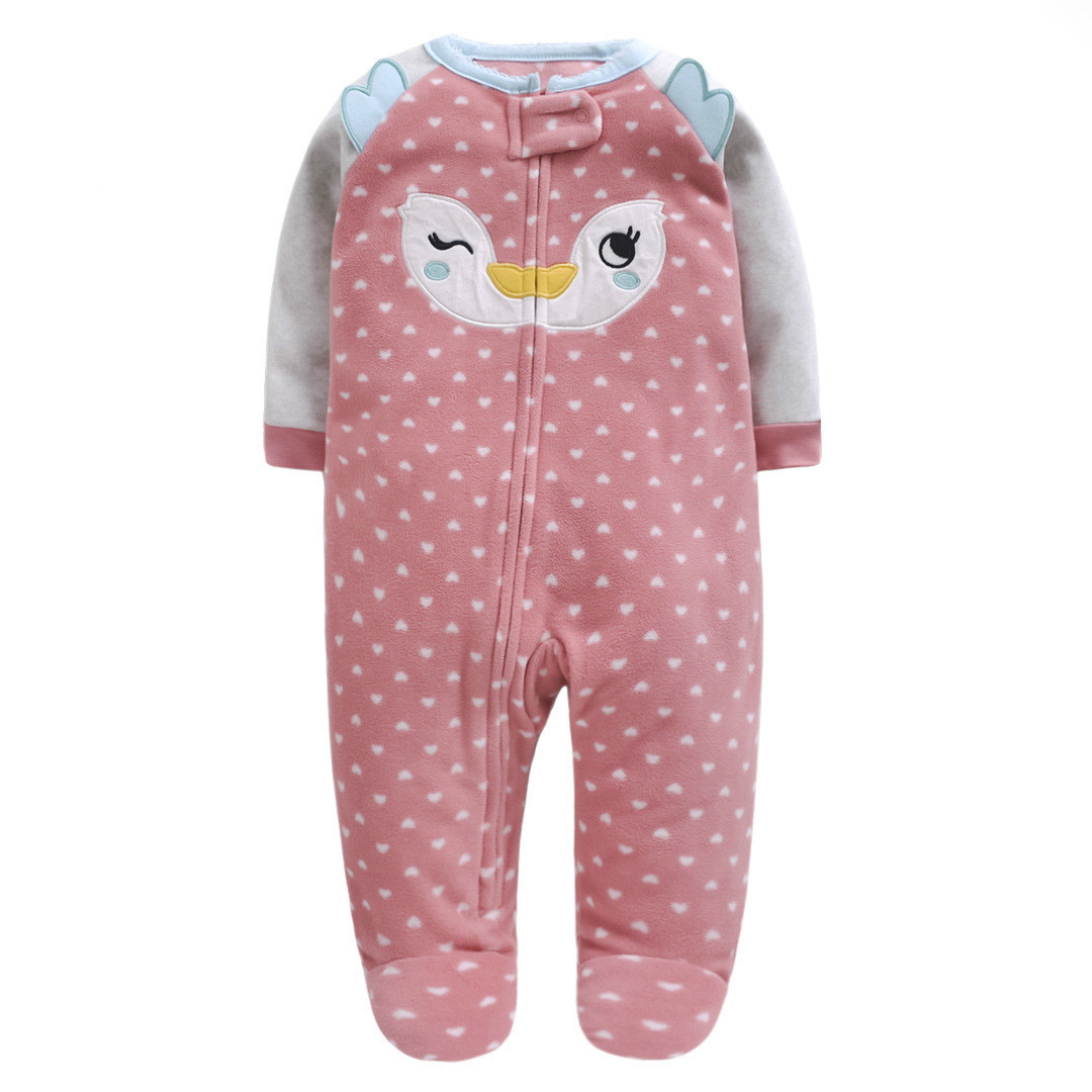 Newborn polar fleece romper spring baby boy jumpsuit 0-3 months baby girl clothes infant onesie baby boys clothing 201027
