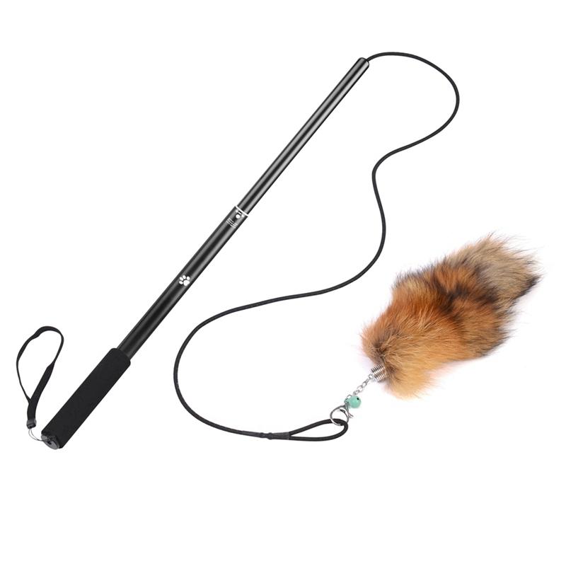Cat Interactive Toys Stick Feather Wand Toys With Bell Funny Artificial Plush Tail Cat Kitten Teaser Toy Pet Exercise Supplies
Cat Interactive Toys Stick Feather Wand Toys With Bell Funny Artificial Plush Tail Cat Kitten Teaser Toy Pet Exercise Supplies