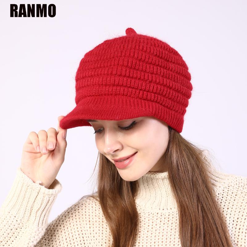 Beanie/Skull Caps RANMO Fur Hats Winter Women Stripes Girls Skullies Beanies Hat Outdoor Cycling Ski Warm Wool Knitted Cap 2021, Khaki
Beanie/Skull Caps RANMO Fur Hats Winter Women Stripes Girls Skullies Beanies Hat Outdoor Cycling Ski Warm Wool Knitted Cap 2021, Khaki