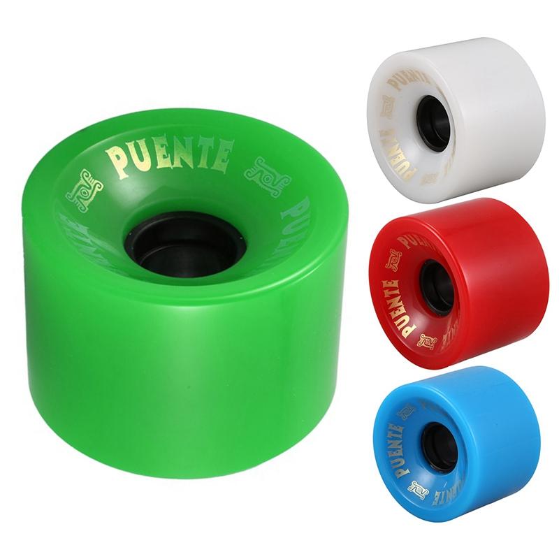 Hot PUENTE 4Pack Skateboard Wheels PU Wearable Flexible Durable 70X51mm Skateboard Rebuilding or Repair Kit, Green
Hot PUENTE 4Pack Skateboard Wheels PU Wearable Flexible Durable 70X51mm Skateboard Rebuilding or Repair Kit, Green