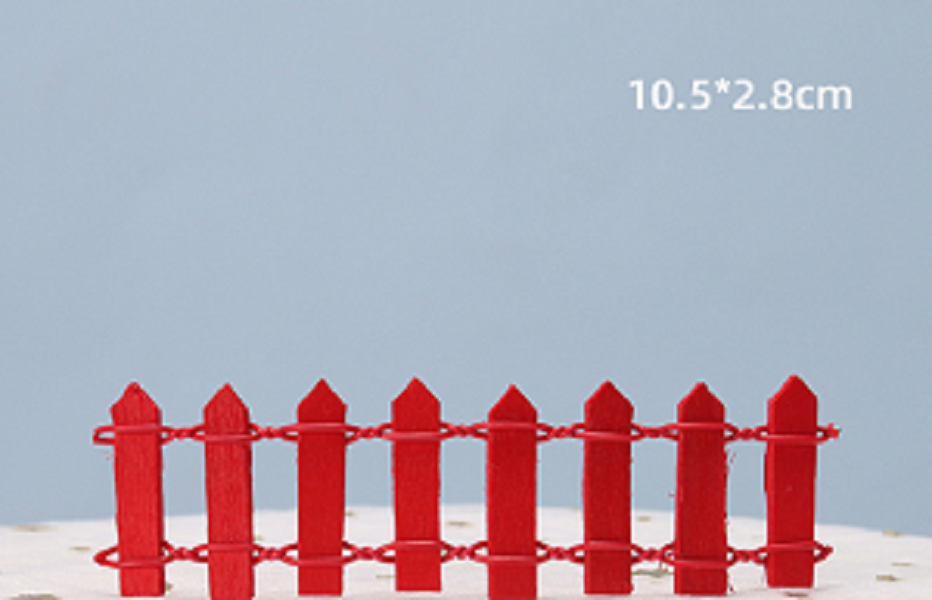 2021 Promotion Mini fencing fence fairy garden miniatures gnome moss terrariums desktop bottle garden resin crafts decoration for 5917149