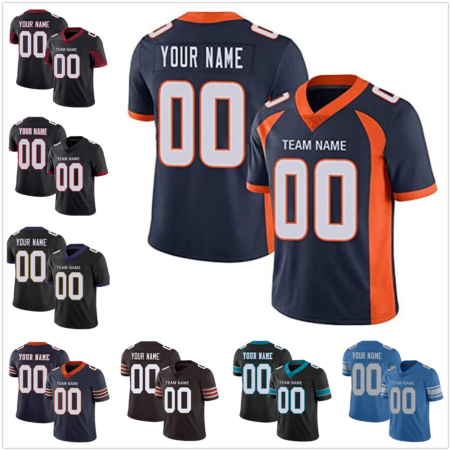 Custom Stitched Football Jerseys Athlete's Uniforms Embroidered Shirts for Men Women Kids,Add Team Name Number lisafans003, As pics
Custom Stitched Football Jerseys Athlete's Uniforms Embroidered Shirts for Men Women Kids,Add Team Name Number lisafans003, As pics