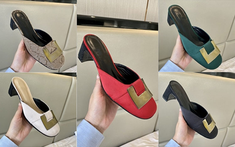 Designer Women Heel Slipper Double G Real Silk Cloth Slippers Sandal Summer Classic Fashion Luxury Metal Belt Buckle Thick Heel 5cm Sexy Sandals, Clear
Designer Women Heel Slipper Double G Real Silk Cloth Slippers Sandal Summer Classic Fashion Luxury Metal Belt Buckle Thick Heel 5cm Sexy Sandals, Clear