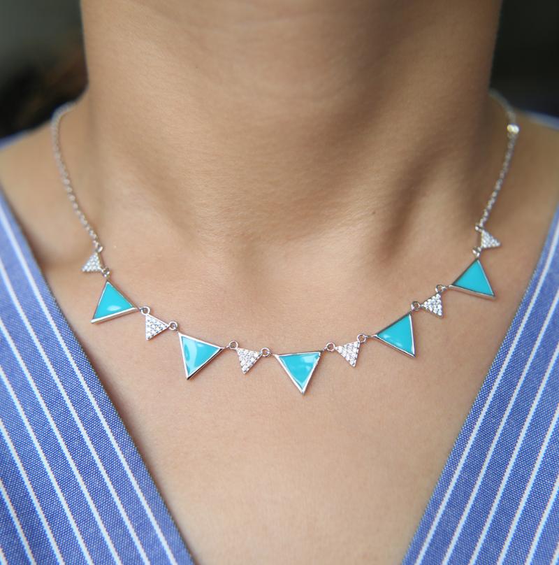 christmas gift Enamel Triangle cz charm pendant necklace for women punk choker necklace delicate jewelry wholesale
christmas gift Enamel Triangle cz charm pendant necklace for women punk choker necklace delicate jewelry wholesale