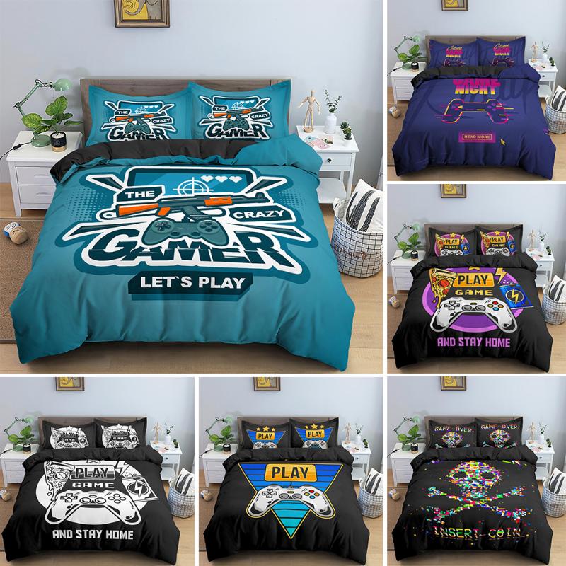 2/3pcs 3d Digital Gamer Printing Bedding Set 1Quilt Cover + 1/2 Pillowcases US/EU/AU/UK Size Double Full Queen King, Bss882
2/3pcs 3d Digital Gamer Printing Bedding Set 1Quilt Cover + 1/2 Pillowcases US/EU/AU/UK Size Double Full Queen King, Bss882