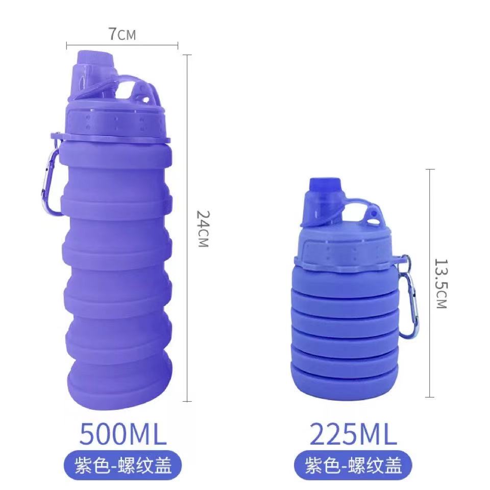2021 new foldable silicone telescopic cup outdoor mountaineering travel portable sports kettle gift bottle1, White
2021 new foldable silicone telescopic cup outdoor mountaineering travel portable sports kettle gift bottle1, White
