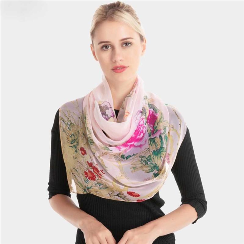 Scarves for Women Silk Scarf Shawl Unique Style Long Wrap Shawl Flower Print Chiffon Scarf Stole sjaal hijab bandana foulard A40
Scarves for Women Silk Scarf Shawl Unique Style Long Wrap Shawl Flower Print Chiffon Scarf Stole sjaal hijab bandana foulard A40