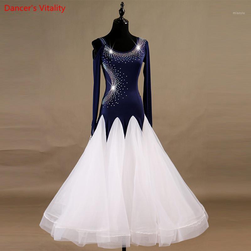 Stage Wear Professional Ballroom Dancing Dress Long Sleeves Organza Dresses Women Sparkly Diamond Dance Costumes Flamenco Waltz Dress1, As the picture
Stage Wear Professional Ballroom Dancing Dress Long Sleeves Organza Dresses Women Sparkly Diamond Dance Costumes Flamenco Waltz Dress1, As the picture