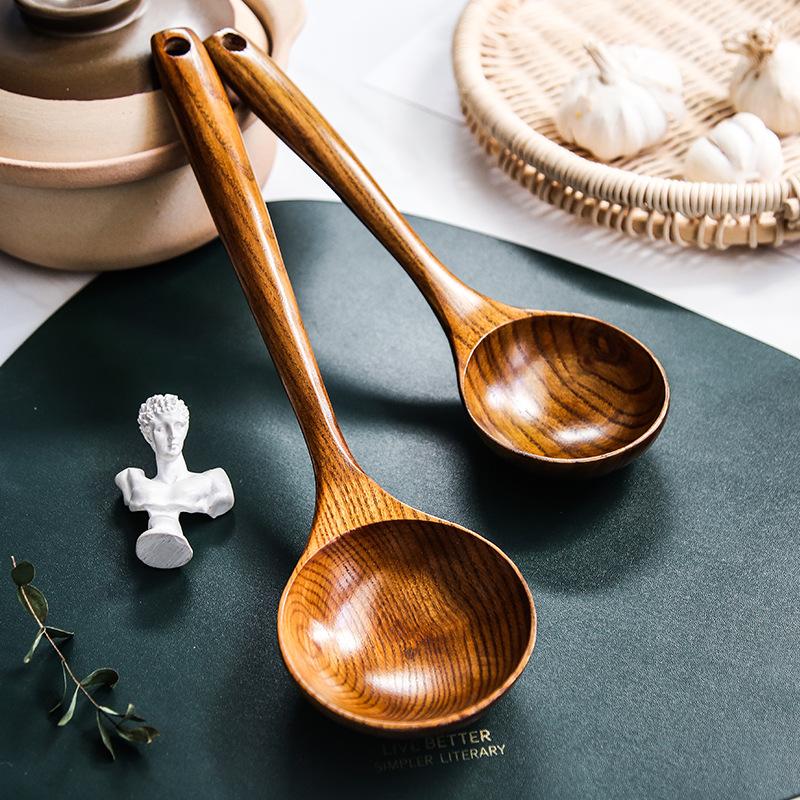 Wooden Cooking Spoon Wooden Spoon Japanese Hot Pot Super Large Long Handle Thickened
Wooden Cooking Spoon Wooden Spoon Japanese Hot Pot Super Large Long Handle Thickened