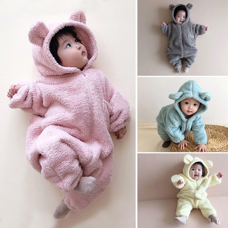 2021 New Unisex Baby Rompers Boys Girls Hooded Winter Fleece Jumpsuit Soft Cute Cartoon Zipper Outerwear Newborn Infant Warm Romper Gk3f, D20312gray
2021 New Unisex Baby Rompers Boys Girls Hooded Winter Fleece Jumpsuit Soft Cute Cartoon Zipper Outerwear Newborn Infant Warm Romper Gk3f, D20312gray
