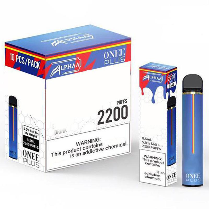 Alphaa Plus 2200 puffs Electronic Cigarettes Disposable vape 1100mAh Battery 8.5ml Pre-Filled vapors pen vs gunnpod elf bar IZI MAX
Alphaa Plus 2200 puffs Electronic Cigarettes Disposable vape 1100mAh Battery 8.5ml Pre-Filled vapors pen vs gunnpod elf bar IZI MAX