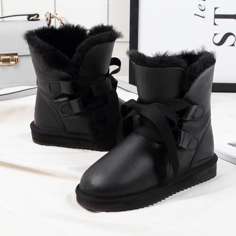 2020 Fashion Women Boots 100% Natural Fur Winter Boots Female Snow Genuine Sheepskin Lace Up Warm Wool Shoes1, Grey
2020 Fashion Women Boots 100% Natural Fur Winter Boots Female Snow Genuine Sheepskin Lace Up Warm Wool Shoes1, Grey