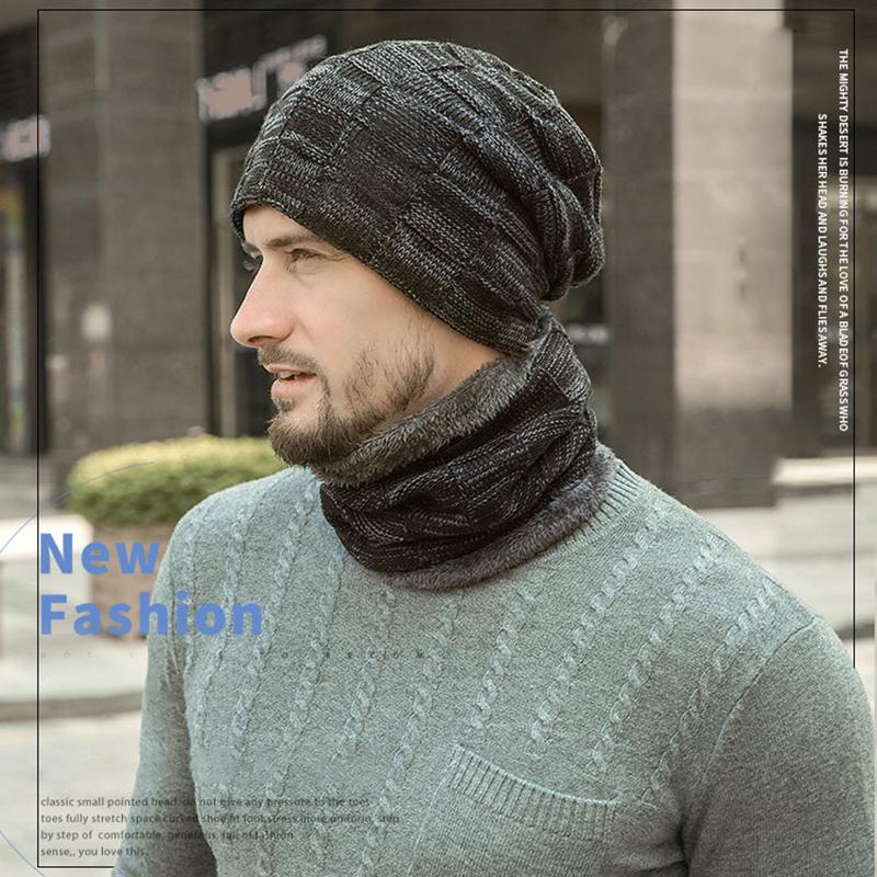 Mens Beanie Hat Winter Warm Woolly Hats Thick knit Ribbed Hiking Outdoor Caps Winter cycling camping Thicken Hat And Scarf, Kid with scarf
Mens Beanie Hat Winter Warm Woolly Hats Thick knit Ribbed Hiking Outdoor Caps Winter cycling camping Thicken Hat And Scarf, Kid with scarf