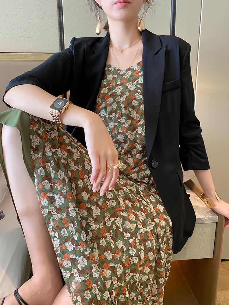 Office Wear Woman Blazer High Quality Vintage Thin Elegant Simple Blazer Autumn Casual Marynarka Damska Jacket Women DE50XZ, Black
Office Wear Woman Blazer High Quality Vintage Thin Elegant Simple Blazer Autumn Casual Marynarka Damska Jacket Women DE50XZ, Black