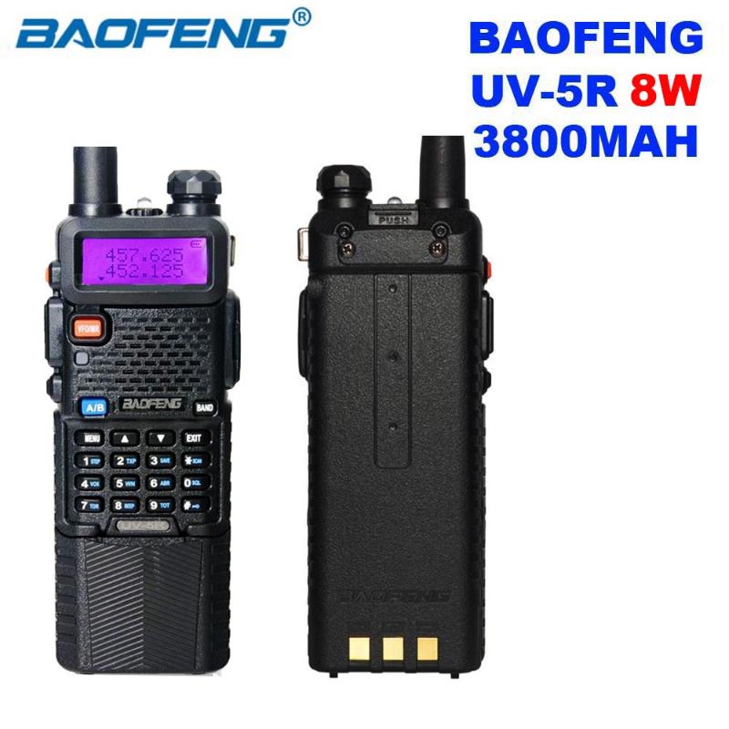 Original Baofeng UV-5R Walkie Talkie Tri-Power 8W/4W/1W Long Battery 3800MAH Dual Band VHF UHF Two Way Radio FM Transceiver 2PCS
Original Baofeng UV-5R Walkie Talkie Tri-Power 8W/4W/1W Long Battery 3800MAH Dual Band VHF UHF Two Way Radio FM Transceiver 2PCS