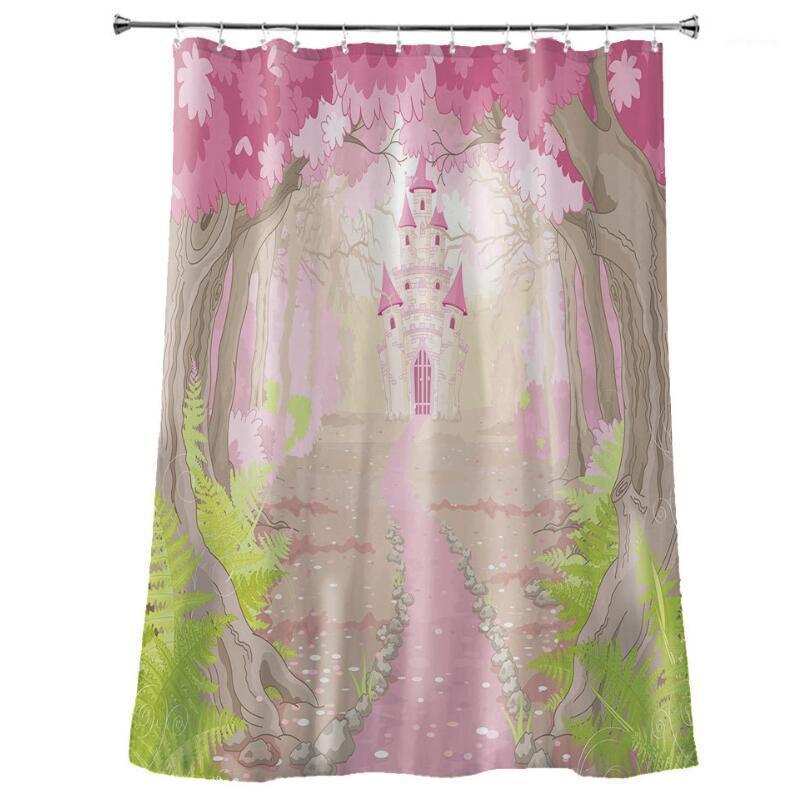 Cute Pink Flower Tree Castle Print Shower Curtain Waterproof Polyester Fabric Bathroom Curtains Toilet Partition Wall Deco ZC1041
Cute Pink Flower Tree Castle Print Shower Curtain Waterproof Polyester Fabric Bathroom Curtains Toilet Partition Wall Deco ZC1041