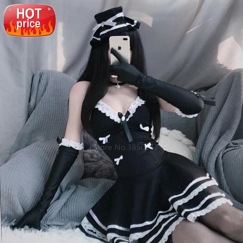 Pajamas for Women Ladies Maid Outfit Sexy Nightwear Temptation Perspective Lingerie Mini Skirt Cosplay Costumes Nightgown Porno #tN6R, Black;white
Pajamas for Women Ladies Maid Outfit Sexy Nightwear Temptation Perspective Lingerie Mini Skirt Cosplay Costumes Nightgown Porno #tN6R, Black;white