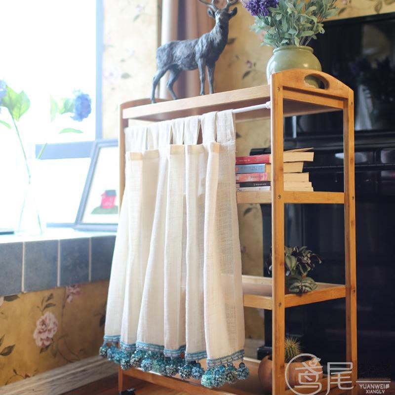 Senisaihon Half-Curtain White Linen Roman Curtains Blue Beaded Pendant Hem Dustproof Coffee Curtain for Kitchen Cabinet Door
Senisaihon Half-Curtain White Linen Roman Curtains Blue Beaded Pendant Hem Dustproof Coffee Curtain for Kitchen Cabinet Door