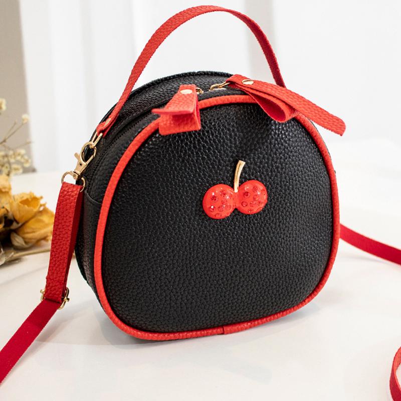 PU Leather Women Shoulder Bag Female Purse and Handbags Girl Mini Cherry Crossbody Bag Vintage sac main femme Bolsas de ombro, Black
PU Leather Women Shoulder Bag Female Purse and Handbags Girl Mini Cherry Crossbody Bag Vintage sac main femme Bolsas de ombro, Black