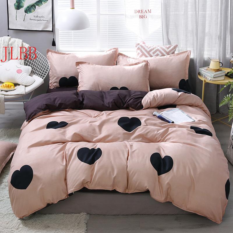Black heart home bedding set 3/4pcs bed linen set heart printed Duvet cover classic bed cover sheet pillowcase camel, Love heart grey
Black heart home bedding set 3/4pcs bed linen set heart printed Duvet cover classic bed cover sheet pillowcase camel, Love heart grey