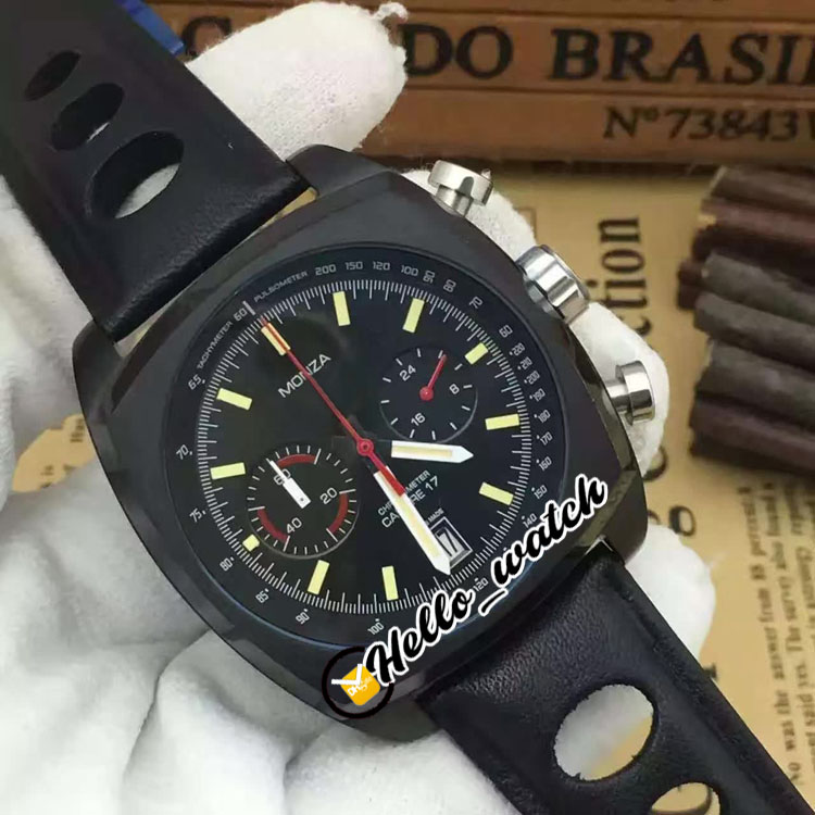 New 39mm Date Japan VK Quartz Chronograph Mens Watch Black Dial PVD Black Steel Case Stopwatch Leather Strap Watches Hello_Watch HWTG A-136, Custom waterproof service
New 39mm Date Japan VK Quartz Chronograph Mens Watch Black Dial PVD Black Steel Case Stopwatch Leather Strap Watches Hello_Watch HWTG A-136, Custom waterproof service