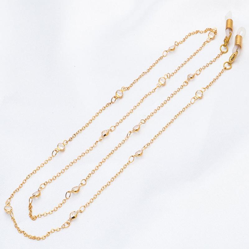 Gold Plated Crystal Beads Link Chain Eyeglasses Cord for Reading Glasses Chain Sunglasses Strap Holder Neck Rope Accessories1
Gold Plated Crystal Beads Link Chain Eyeglasses Cord for Reading Glasses Chain Sunglasses Strap Holder Neck Rope Accessories1