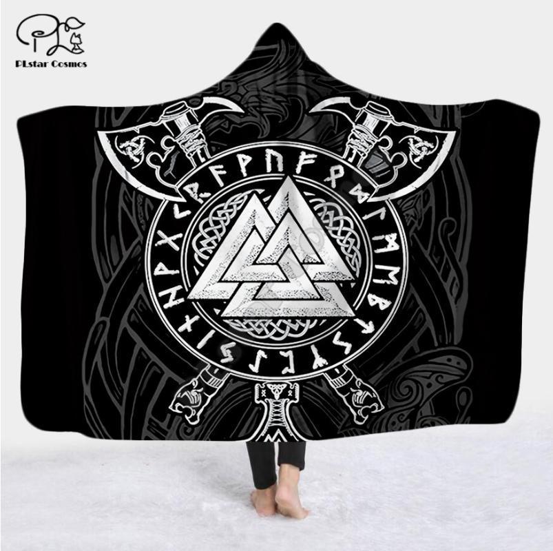 Viking tattoo Character Hooded Blanket Adult colorful child Sherpa Fleece Wearable Blanket Microfiber Bedding style-31 
Viking tattoo Character Hooded Blanket Adult colorful child Sherpa Fleece Wearable Blanket Microfiber Bedding style-31