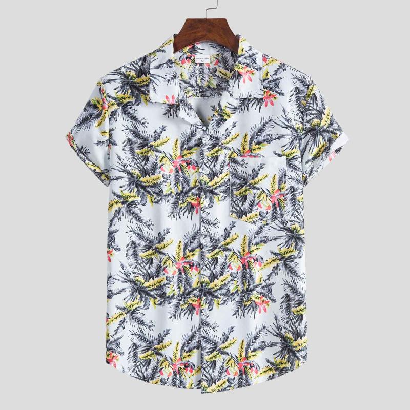 Feitong Print Brand Summer Shirt Mens Ethnic Short Sleeve Casual Printed Hawaiian Shirt Summer Hawaiian Holiday Camisa Tops, White
Feitong Print Brand Summer Shirt Mens Ethnic Short Sleeve Casual Printed Hawaiian Shirt Summer Hawaiian Holiday Camisa Tops, White