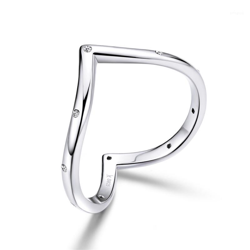 Cluster Rings Authentic 925 Sterling Silver Heart Finger For Women Minimalist Simple Ring Wedding Engagement Jewelry SCR6221
Cluster Rings Authentic 925 Sterling Silver Heart Finger For Women Minimalist Simple Ring Wedding Engagement Jewelry SCR6221