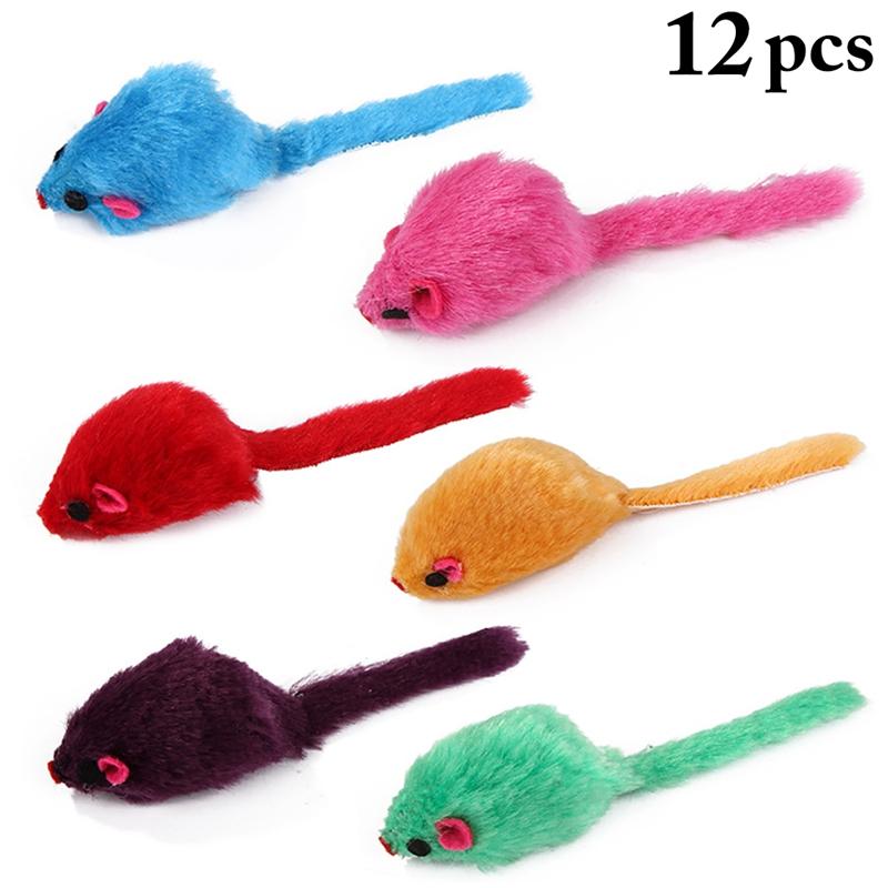 12pcs Cat Toy Funny Cute Plush Cats Chew Toy Cat Interactive Artificial Colorful Mouse Pet Supplies
12pcs Cat Toy Funny Cute Plush Cats Chew Toy Cat Interactive Artificial Colorful Mouse Pet Supplies