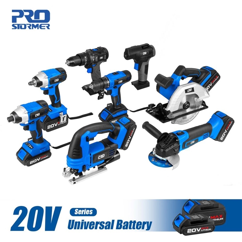 8 in 1 Cordless Screwdriver Drill Hammer Drill Impact Wrench Angle Grinder Circular Saw Jig Saw Air Inflator 20V Lithium Battery 201226
8 in 1 Cordless Screwdriver Drill Hammer Drill Impact Wrench Angle Grinder Circular Saw Jig Saw Air Inflator 20V Lithium Battery 201226