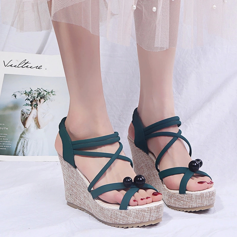 2020 Summer Shoes Women Wedge Heels Sandals Woman Platform Shoes Casual Woman Wedges Ladies High Heels Sandals A2376 #kf8A, Black
2020 Summer Shoes Women Wedge Heels Sandals Woman Platform Shoes Casual Woman Wedges Ladies High Heels Sandals A2376 #kf8A, Black