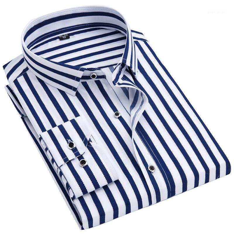 High Quality Striped Men French Cufflinks Casual Dress Shirts Long Sleeved White Collar Design Style Wedding Tuxedo Shirt 5XL1, Blue
High Quality Striped Men French Cufflinks Casual Dress Shirts Long Sleeved White Collar Design Style Wedding Tuxedo Shirt 5XL1, Blue