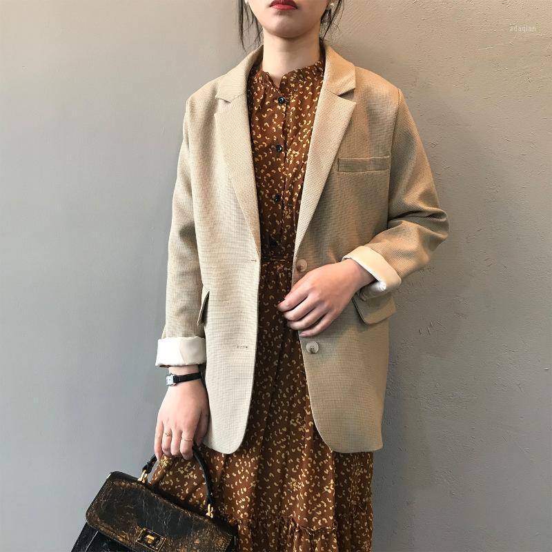 Women Blazers and Jackets 2020 Spring New Korean Temperament Retro Casual Loose Fashion Suit Coat Woman Outerwear Office Lady1, Oatmeal color
Women Blazers and Jackets 2020 Spring New Korean Temperament Retro Casual Loose Fashion Suit Coat Woman Outerwear Office Lady1, Oatmeal color